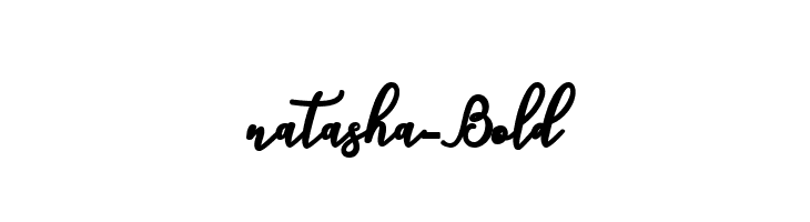 natasha-Bold  フリーフォントのダウンロード