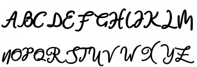 natasha-Bold Font Litere mari