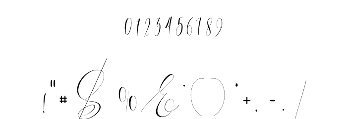 natasya Font OTHER CHARS