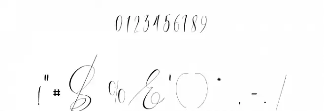 natasya Font OTHER CHARS