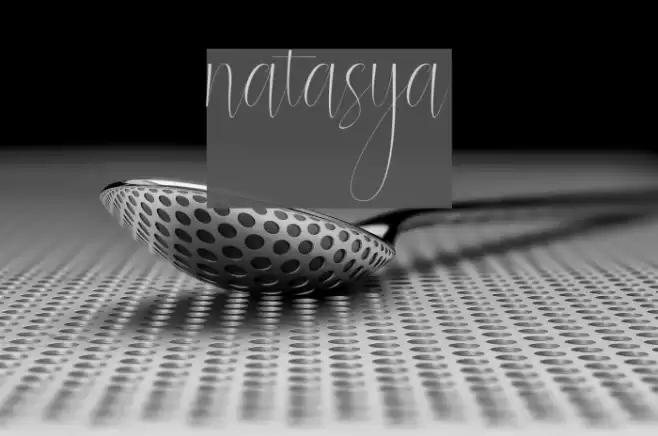 natasya Font examples