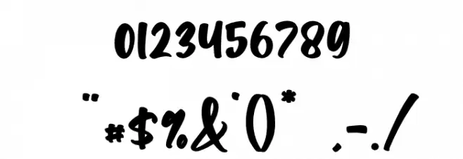 nathan Font OTHER CHARS