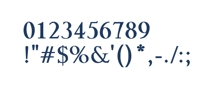 natura Bold Other Characters