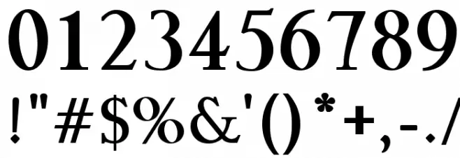 natura Bold Font OTHER CHARS