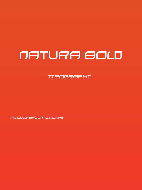 natura Bold Poster