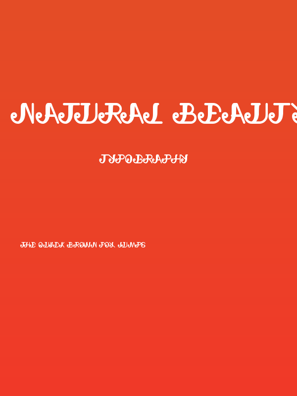 natural beauty Poster