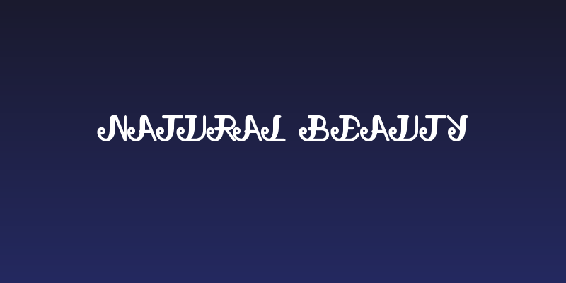 natural beauty Social Header