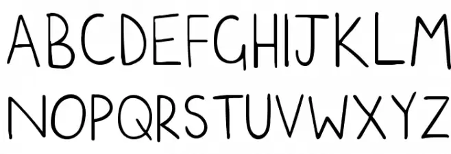 natwooddraws Polices MAJUSCULES