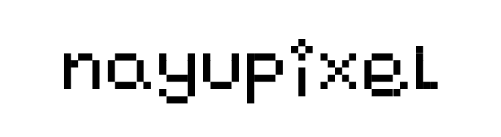 nayupixel Schriftart