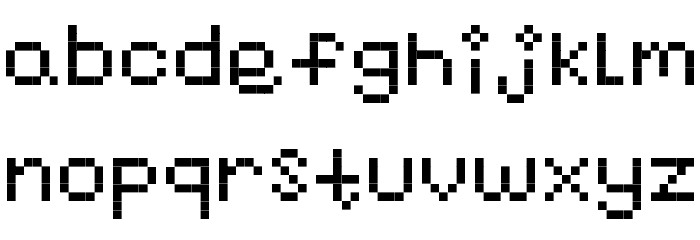nayupixel Font LOWERCASE