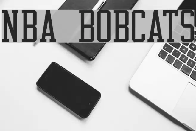 NBA Bobcats Font examples