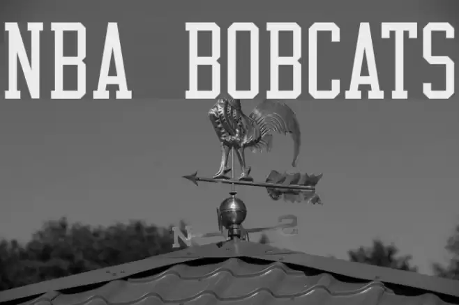 NBA Bobcats Font examples