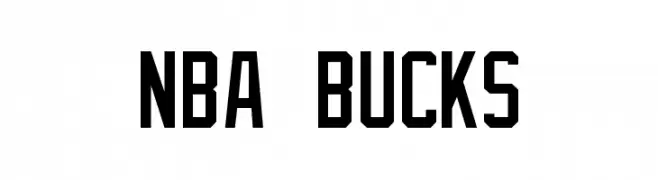 NBA Bucks  免费字体下载