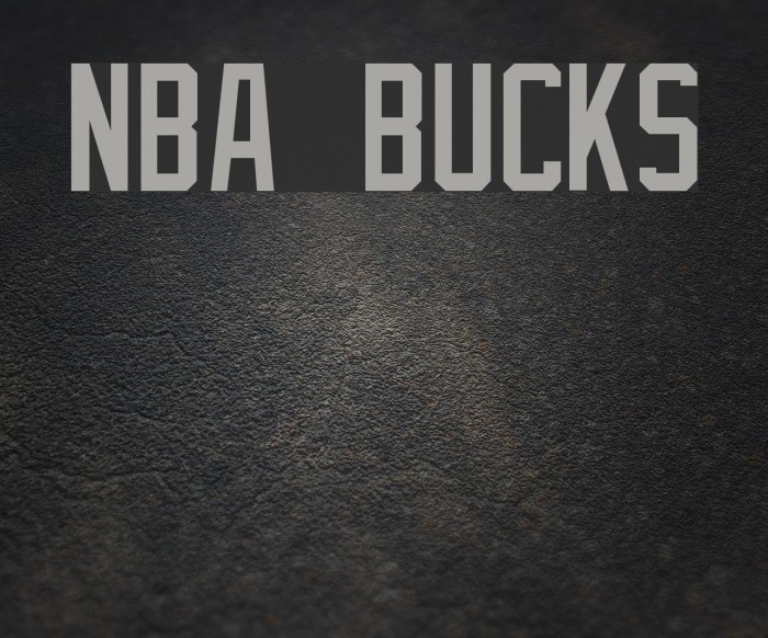 NBA Bucks Font Download (Milwaukee Bucks Font) - Fonts4Free