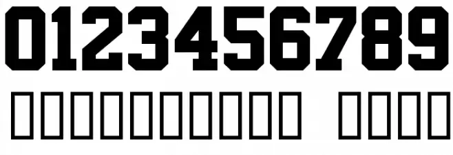 NBA Bulls Font OTHER CHARS
