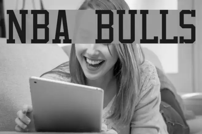 NBA Bulls Font examples