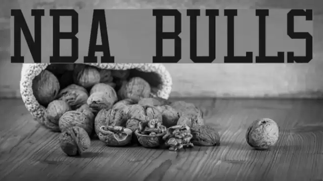 NBA Bulls Font examples