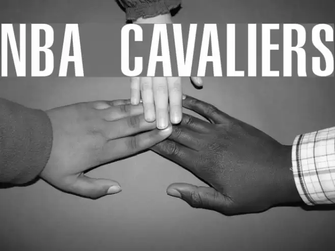 NBA Cavaliers Font examples