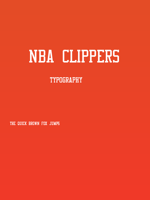 NBA Clippers Poster