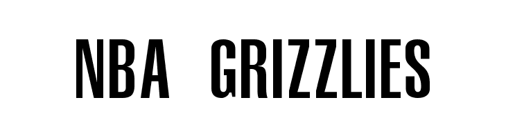 Nba Grizzlies Font Free Download - Colaboratory