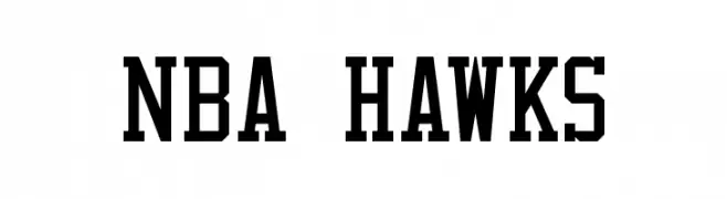 NBA Hawks  免费字体下载