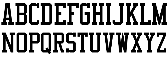 NBA Hawks Font LOWERCASE