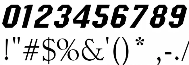NBA Heat South Beach Font OTHER CHARS