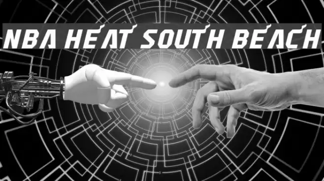 NBA Heat South Beach Font examples