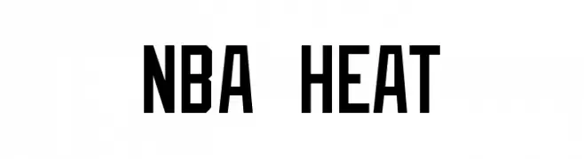 NBA Heat  Fuentes Gratis Descargar
