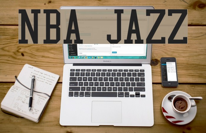 NBA Jazz Font examples