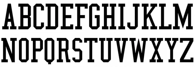 NBA Jazz फ़ॉन्ट लोअरकेस