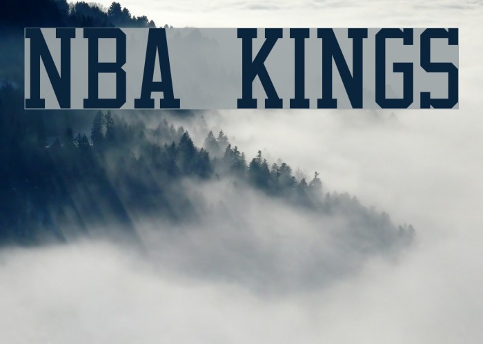 NBA Kings Font examples
