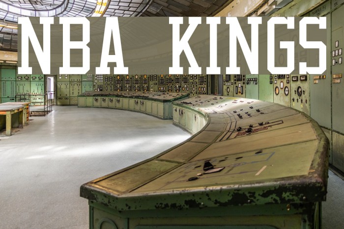 NBA Kings Font examples
