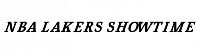 NBA Lakers Showtime  免费字体下载