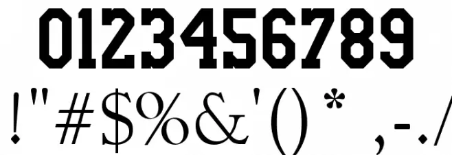 NBA Lakers Showtime Font Alte caractere