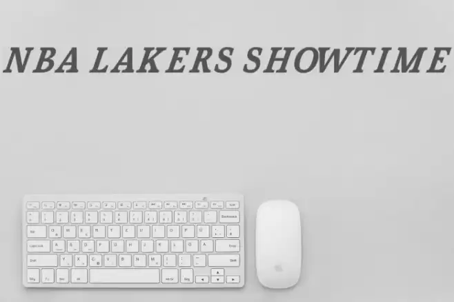 NBA Lakers Showtime Font examples