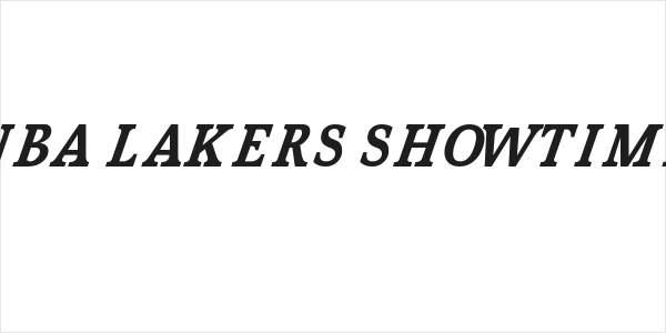 NBA Lakers Showtime Logo