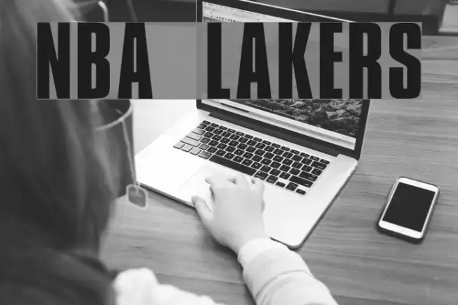 NBA Lakers Font examples
