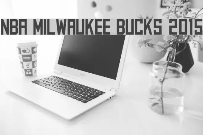 NBA Milwaukee Bucks 2015 Font examples