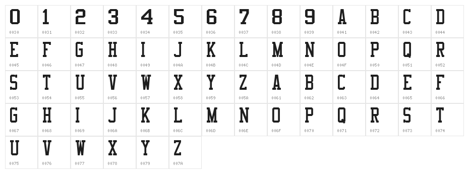 NBA Nets Character Map
