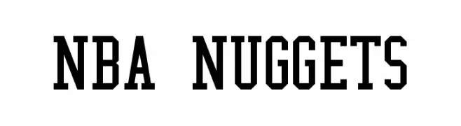 NBA Nuggets  नि: शुल्क फ़ॉन्ट्स डाउनलोड