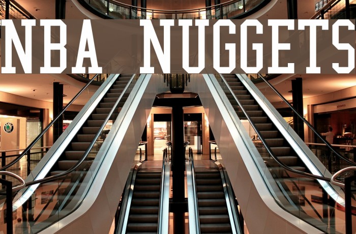 NBA Nuggets Font examples