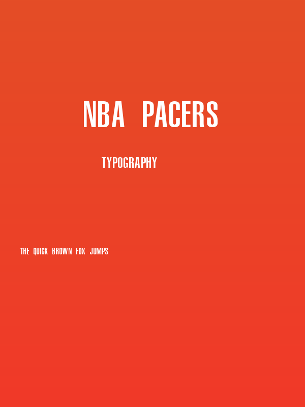 NBA Pacers Poster