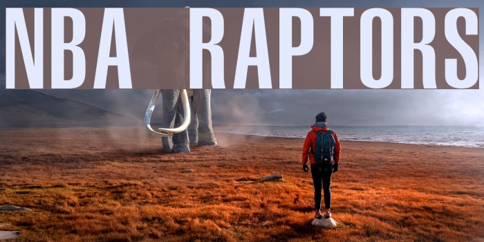 NBA Raptors Font examples