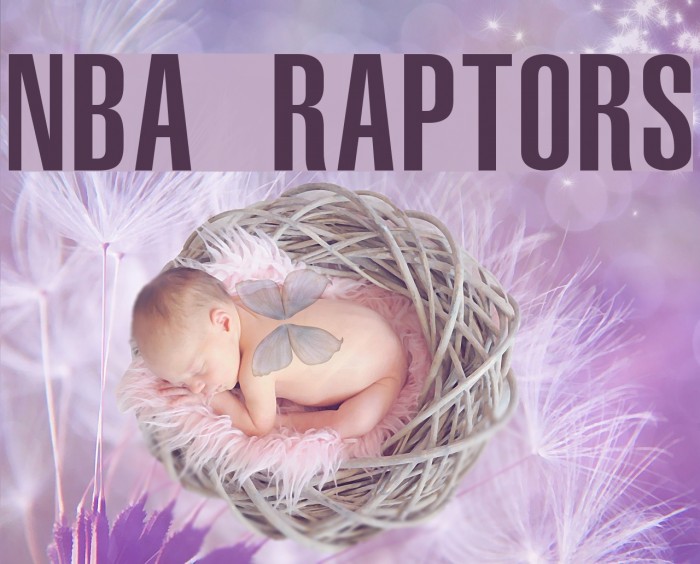 NBA Raptors Font examples