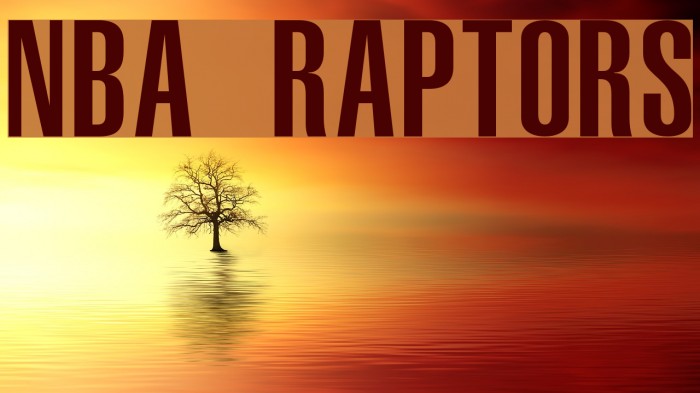 NBA Raptors Font examples