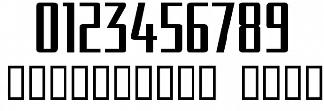 NBA Rockets Font OTHER CHARS