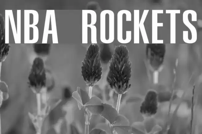 NBA Rockets Font examples