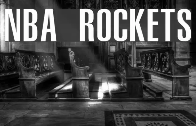 NBA Rockets Font examples