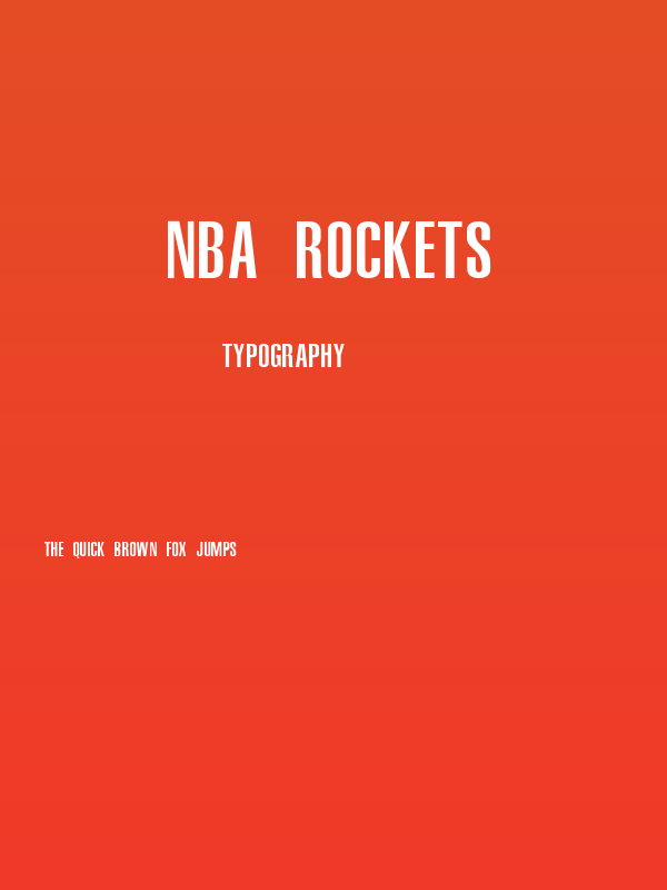 NBA Rockets Poster